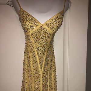 Cache gown $125 Sz.S-has been dry cleaned.